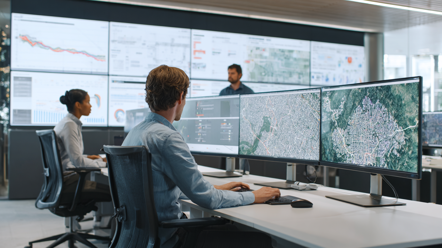 Government and public sector professionals using AI technology